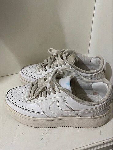 38 Beden beyaz Renk Nike W COURT VISION spor ayakkabı