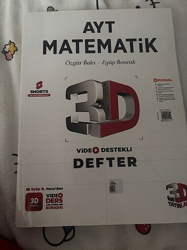 3D matematik ayt defter