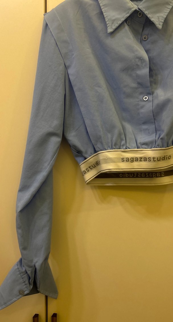 Sagaza Vatkalı Kadın Gömlek - Görsel 2