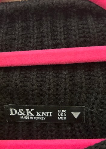 Siyah Kadın Örgü Süveter - Görsel 2