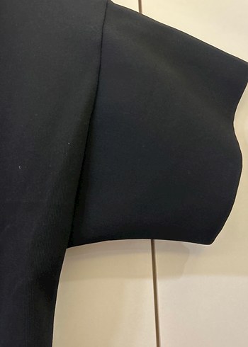 Düğmeli Siyah Kadın Gömlek - Görsel 4