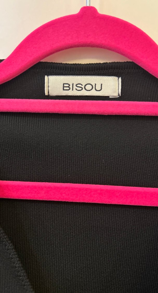 Düğmeli Siyah Kadın Gömlek - Görsel 2