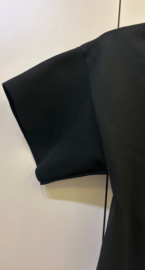 Düğmeli Siyah Kadın Gömlek - Görsel 5