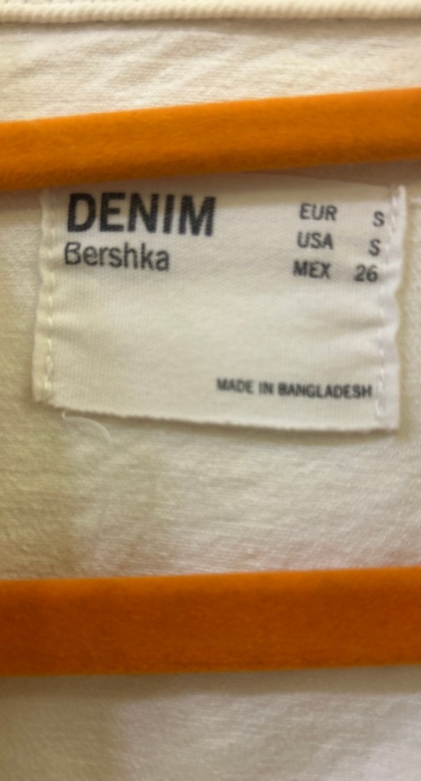 Beyaz Düğmeli Salaş Kadın Denim Ceket - Görsel 3