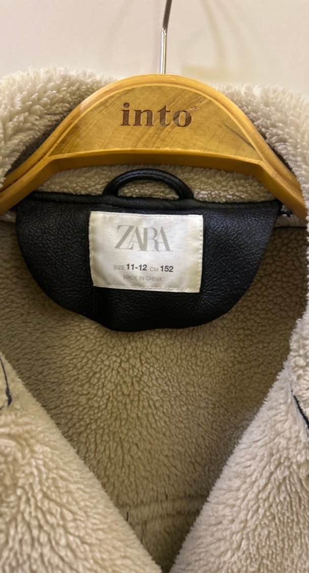 Kürklü Kahverengi Deri Kadın Ceket - Görsel 2