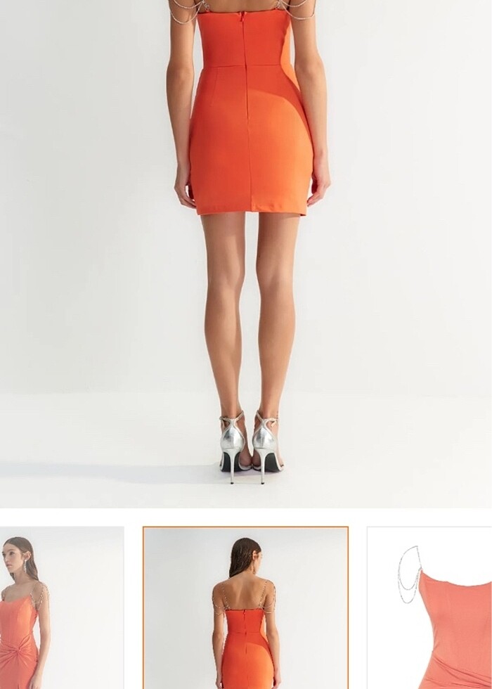 X zeynep tosun korse detaylı elbise - Görsel 2