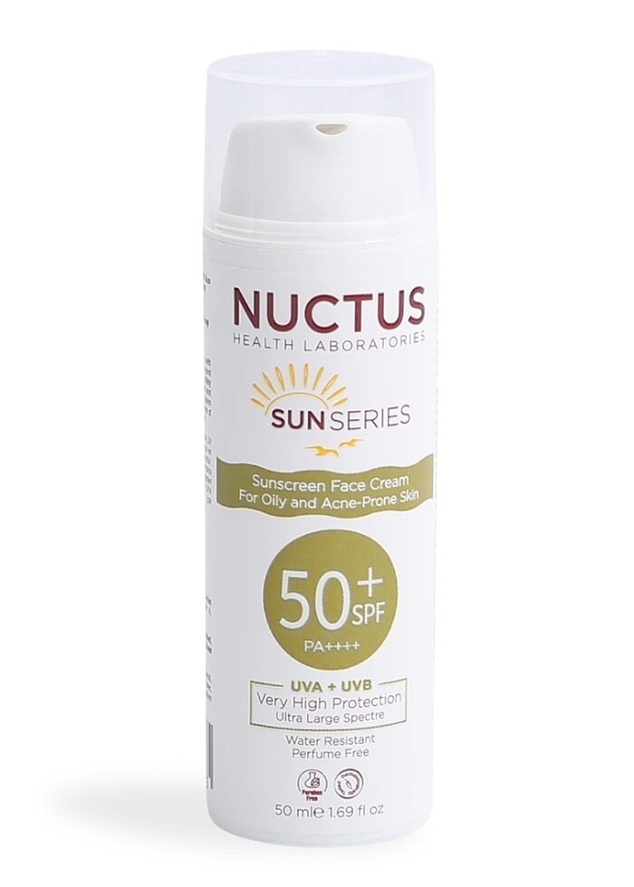 Nuctus Yağlı Ciltler İçin Güneş Kremi 50 ml - Görsel 2