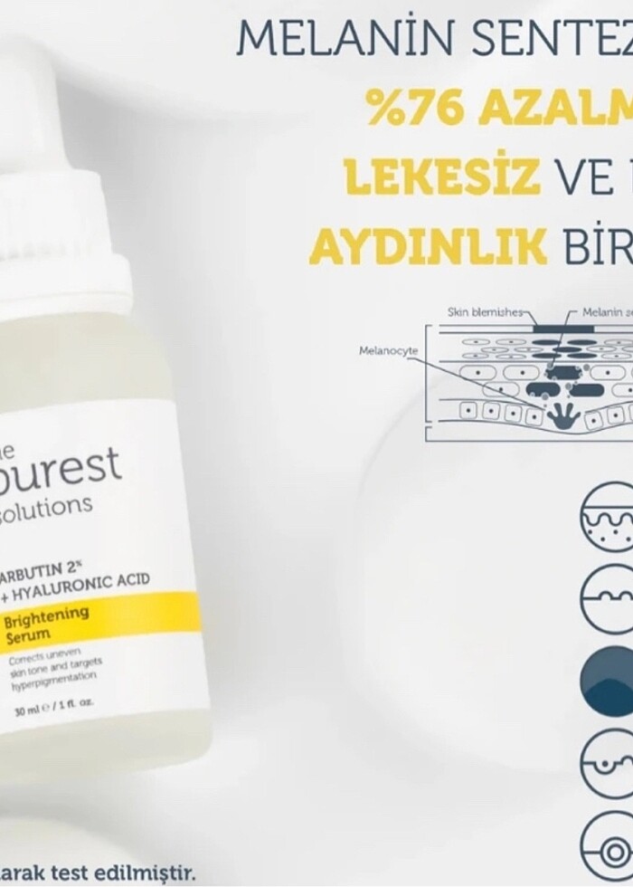 Aydınlatıcı Ve Leke Görünümü Azaltıcı Arbutin Cilt Bakım Serumu  - Görsel 3