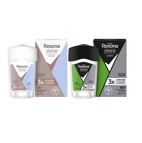 Rexona Clinical Protection Shower Clean Protection + Active Men