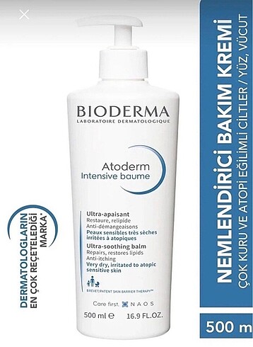 Bioderma Atoderm Intensive Baume 500 ml nemlendirici krem