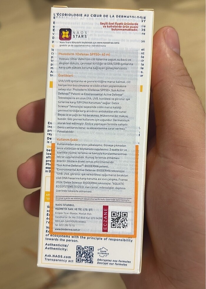 Bioderma photoderm xdefense spf 50+ 40ml SIFIR ORJİNAL! - Görsel 5