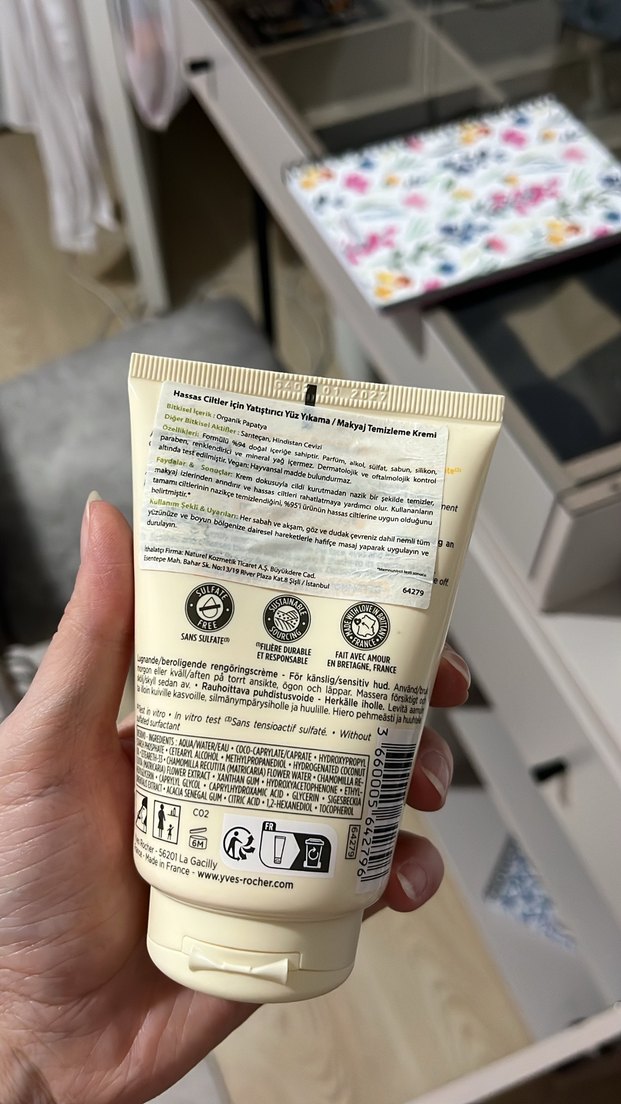 Yves Rocher Pure Camomille Makyaj Temizleme Kremi 125 ml - Görsel 2