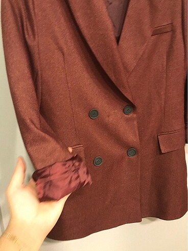 40 Beden bordo Renk Blazer ceket