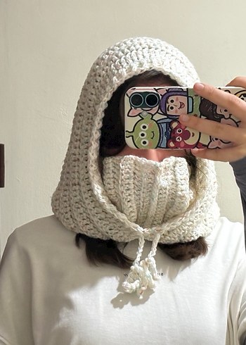 örgü balaclava - Görsel 4