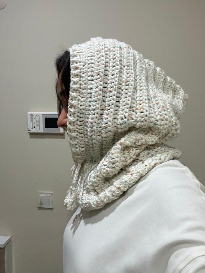 örgü balaclava - Görsel 2