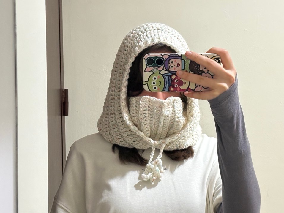 örgü balaclava - Görsel 4