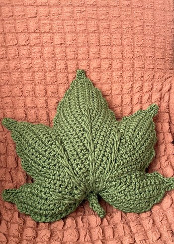 sonbahar temalı çınar yaprağı yastık - Görsel 2