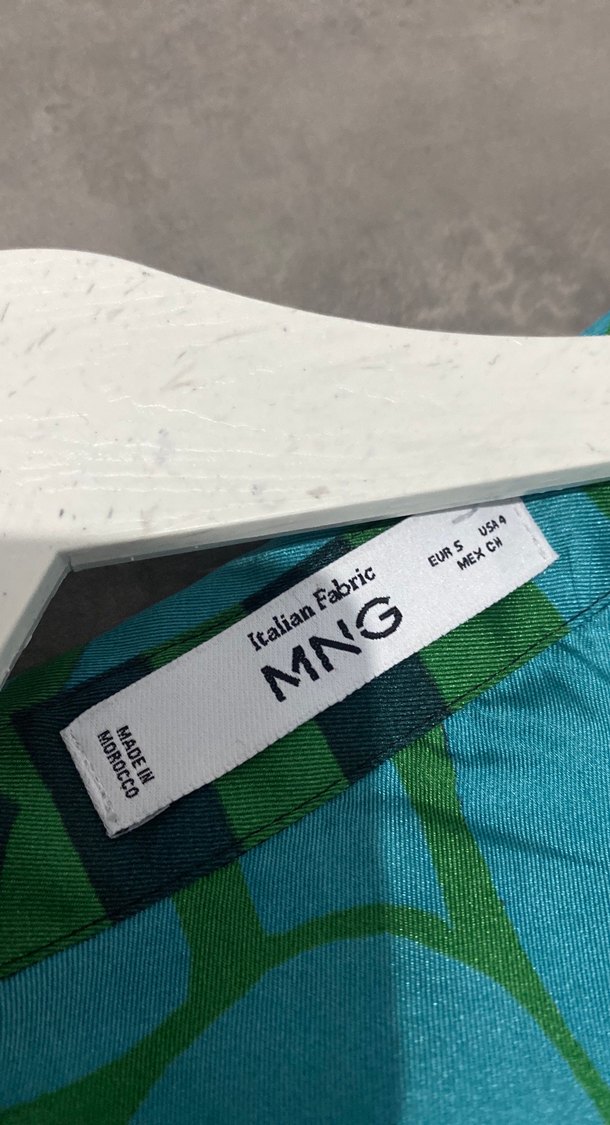 Yeşil Desenli Uzun Bohem Elbise - Görsel 5