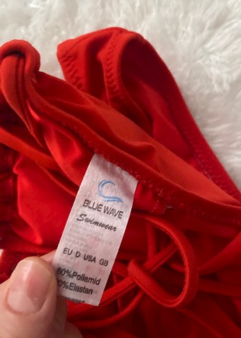 s Beden Kırmızı İpli Kadın Bikini Takımı