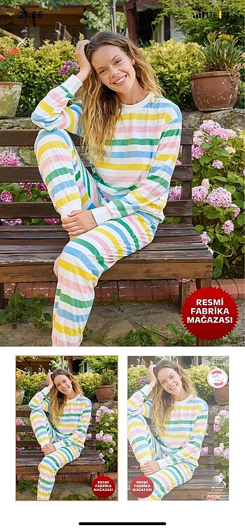 Pijama takımı kadife