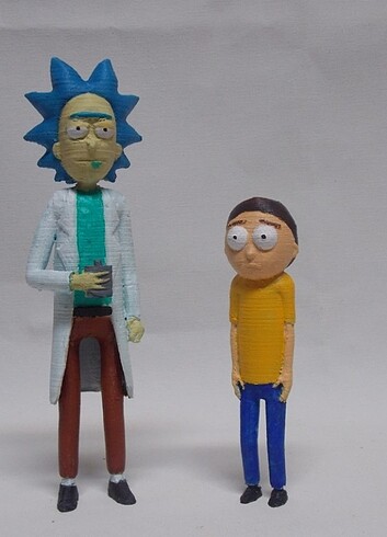 Beden Renk Rick anda morty figür 2