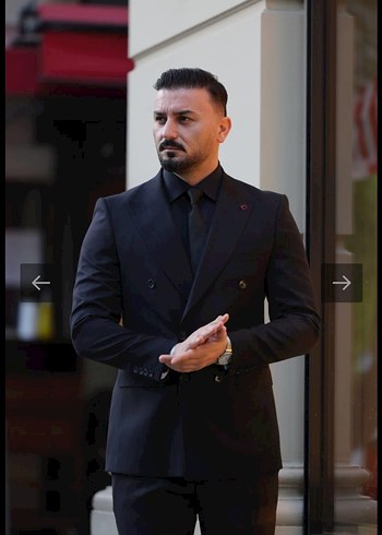Beymen İtalyan kesim slim fit kruvaze takım elbise