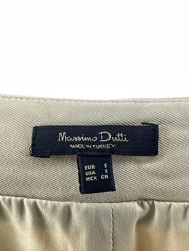 s Beden ten rengi Renk Massimo Dutti Midi Etek %70 İndirimli.