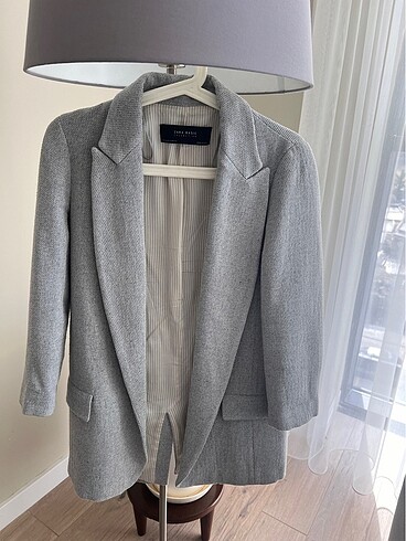 Zara Blazer Ceket (Gri)