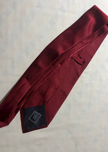 W Collection %100 Saf İpek Bordo Kravat - Premium Seri - Görsel 3