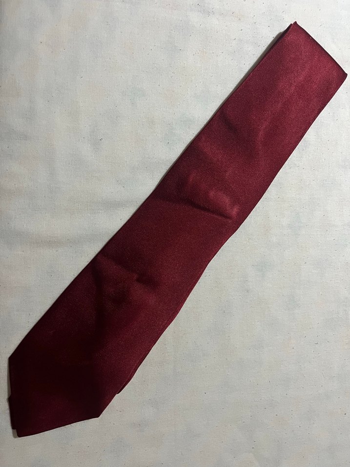 W Collection %100 Saf İpek Bordo Kravat - Premium Seri - Görsel 5