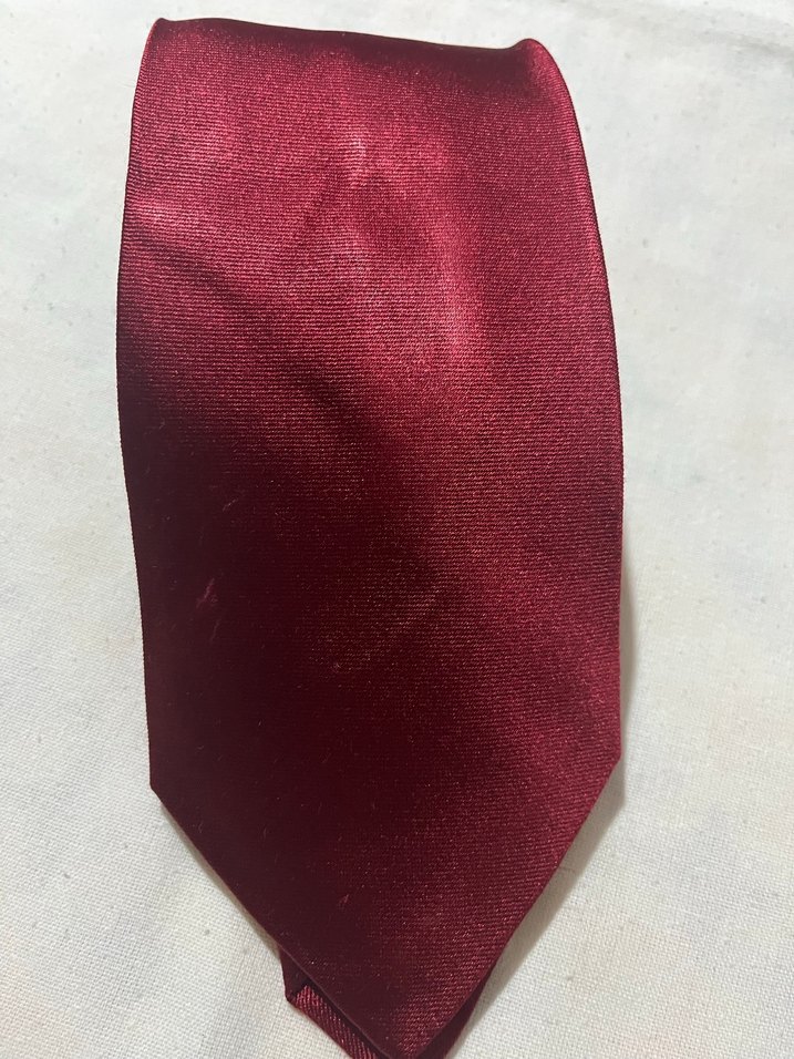 W Collection %100 Saf İpek Bordo Kravat - Premium Seri - Görsel 4