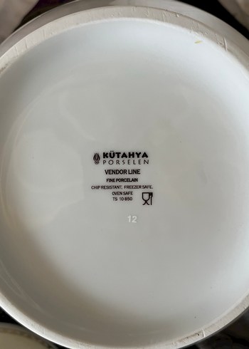 Nakış Desenli Beyaz Seramik Soupier (Çorbalık) - Görsel 2