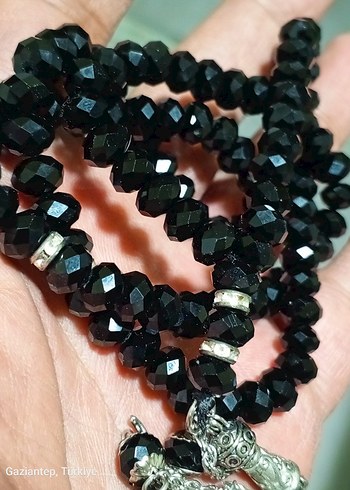 spinel kristal cam tesbih kolye - Görsel 8