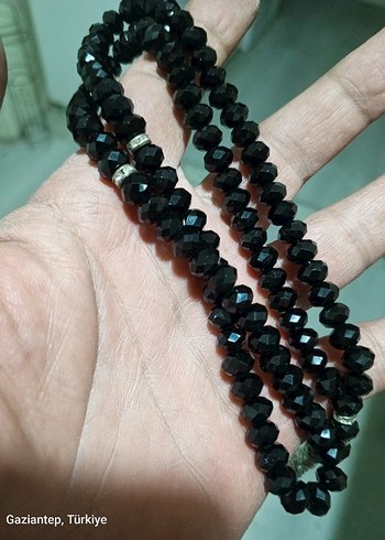 spinel kristal cam tesbih kolye - Görsel 4