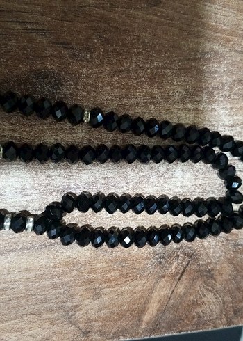 spinel kristal cam tesbih kolye - Görsel 3