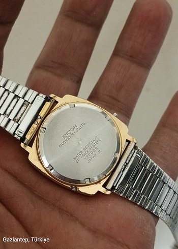 Ricoh Alarm ouartz japan 1980 - Görsel 9