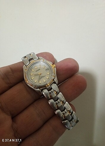  Beden camel Renk Seiko pulsar bayan saati tertemiz 