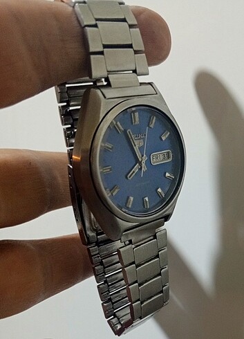 Seiko5 otomatik japan mavi kadran