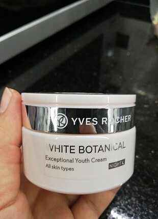 Yves rocher white botanical gece kremi 