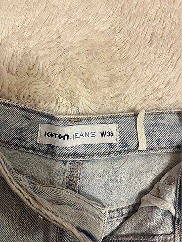 38 Beden mavi Renk Koton jeans kot şort