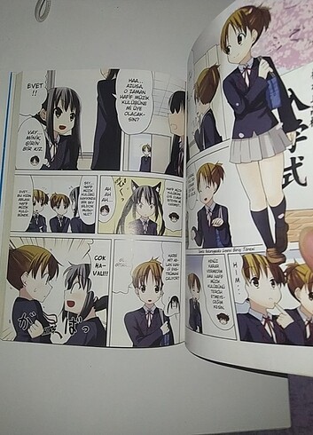  Beden Renk K-ON Manga 1-2,3-4