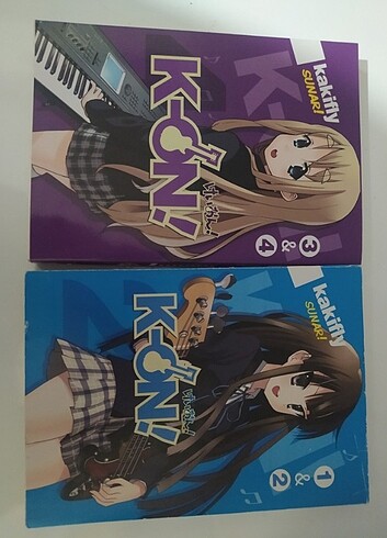 K-ON Manga 1-2,3-4