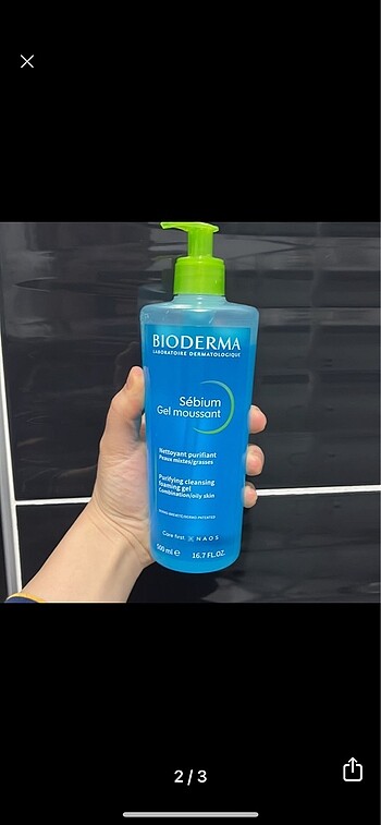Bioderma yüz temizleme jeli