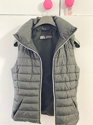 Zara çıkarılabilir kapüşonlu şişme ceket