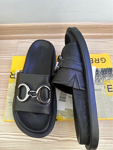 Siyah deri terlik - Görsel 3