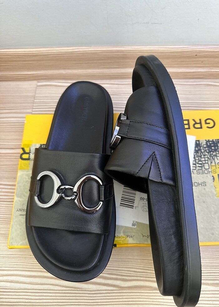 Siyah deri terlik - Görsel 3