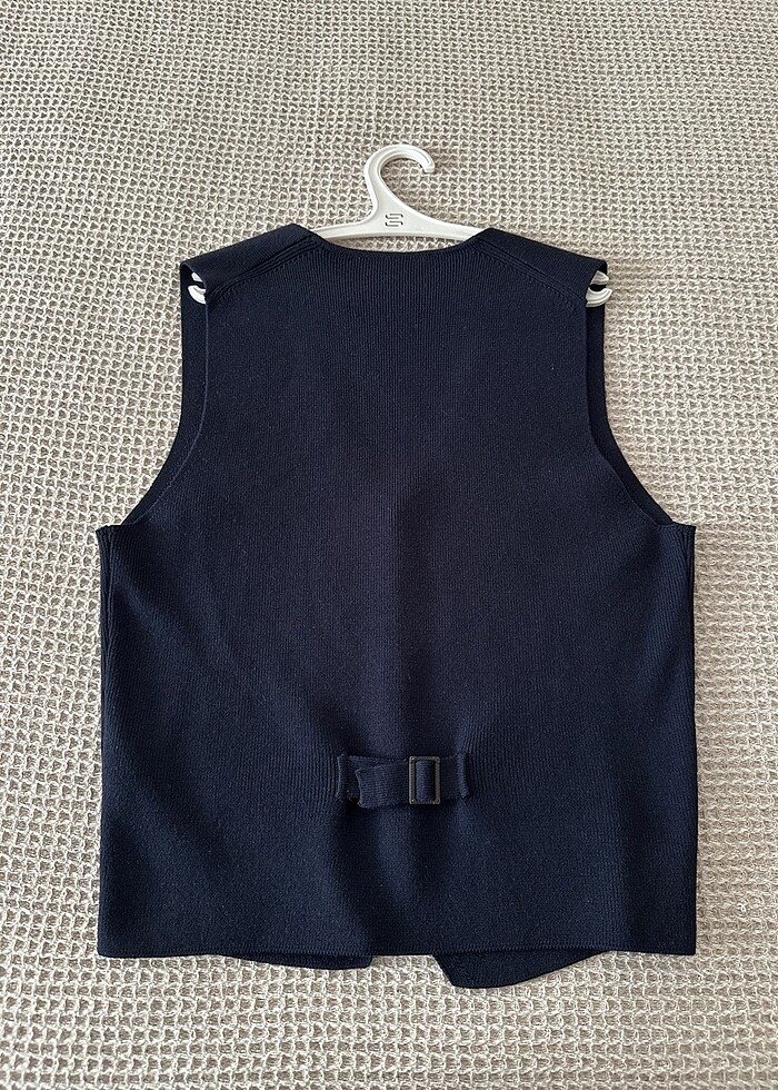 Lacivert erkek triko yelek - Görsel 2