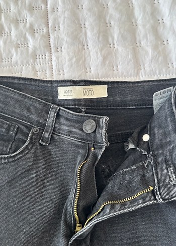 Kesik paça kot pantolon - Görsel 3