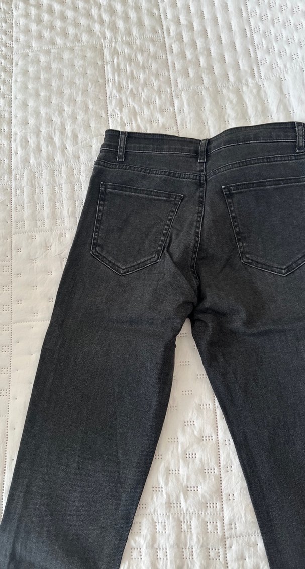 Kesik paça kot pantolon - Görsel 2