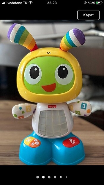 Fisher Price Yeni gibi çalışır vaziyette büyük boy Beatbo